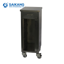 SKH014 Hospital Stainless Steel Medical Trolley For Record Holder